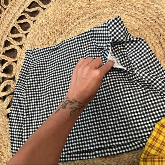 Lot of 2 Urban Outfitters Plaid Mini Skirts Size S/P with Pockets - Picture 6 of 10
